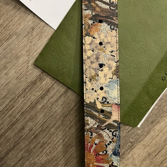 Gucci gf floral belt size 80 BNWT - Picture 6 of 9